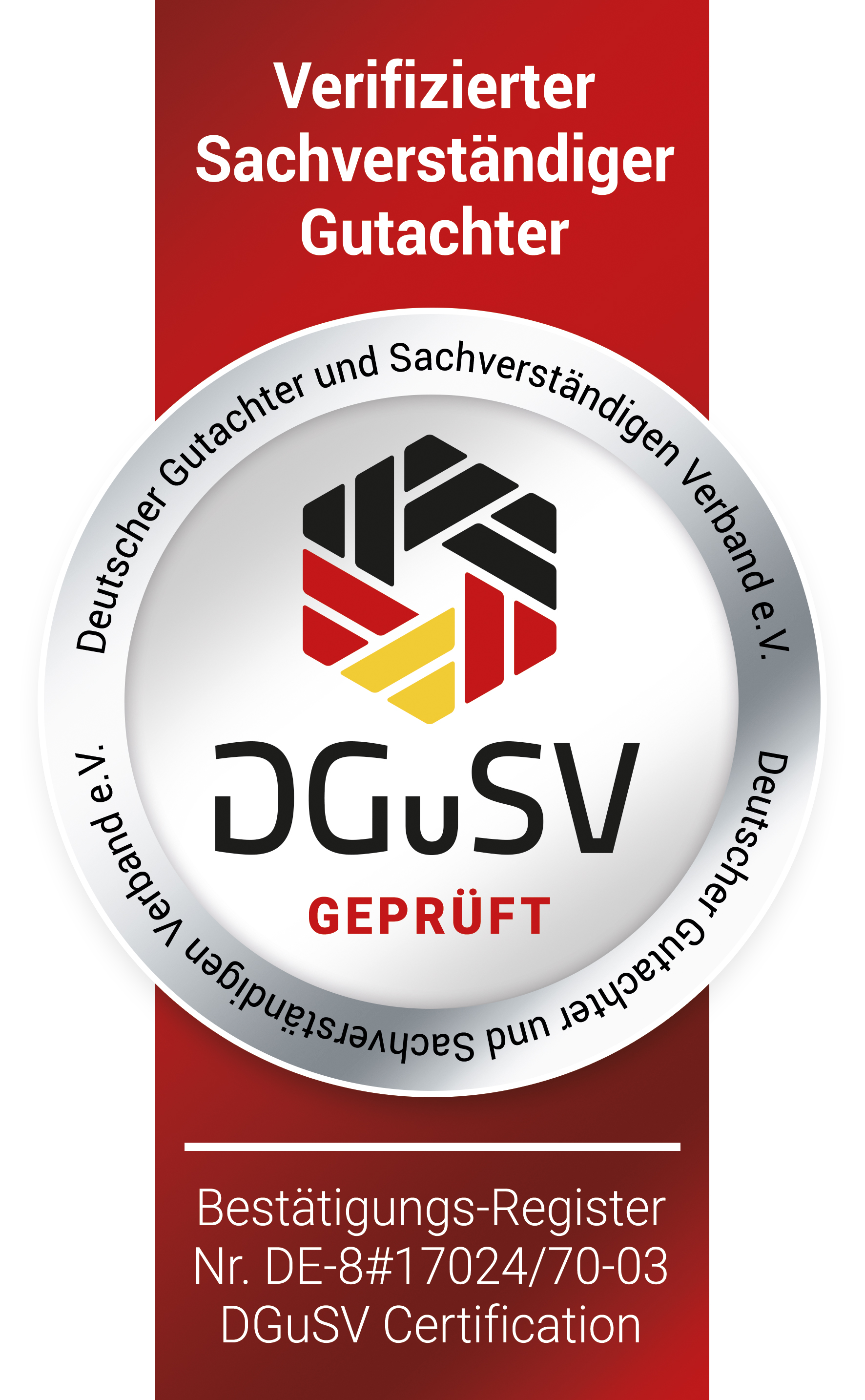 DGuSV geprüfte und zertifizierte Sachverständige