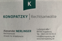 Rechtsanwalt Alexander Nerlinger