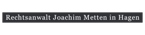 Rechtsanwalt Joachim Metten
