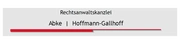 Kanzleilogo Rechtsanwaltskanzlei Abke | Hoffmann-Gallhoff