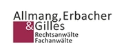 Kanzleilogo Rechtsanwälte Allmang, Erbacher & Gilles PartGmbB