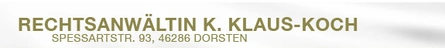 Rechtsanwältin K. Klaus-Koch