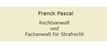 Anwaltskanzlei Franck V.F. Pascal