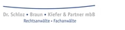 Kanzleilogo Dr. Schloz · Braun · Kiefer & Partner mbB