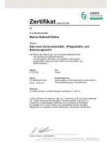 Zertifikat "Das neue Vormundschafts-,Pflegschafts- und Betreuungsrecht Februar 2023