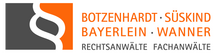 Rechtsanwälte | Fachanwälte Dr. Botzenhardt, Süskind, Bayerlein, Wanner
