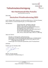 Deutscher Privatinsolvenztag 2023