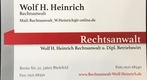 Kanzlei Wolf H. Heinrich