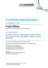 GmbH-Steuer-Highlights 2021/2022