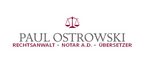 Rechtsanwalt Magister der Rechte Paul Ostrowski