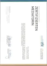 Abschluss Zertifikatsstudiengang Mediation (univ.)