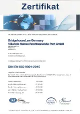 Qualitätsmanagementsystem, DIN EN ISO 9001:2015, VQZ Bonn