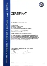 Zertifikat "Datenschutzbeauftragter DSB-TÜV"