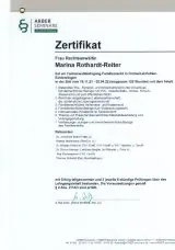 Zertifikat FACHANWÄLTIN Familienrecht April 2022