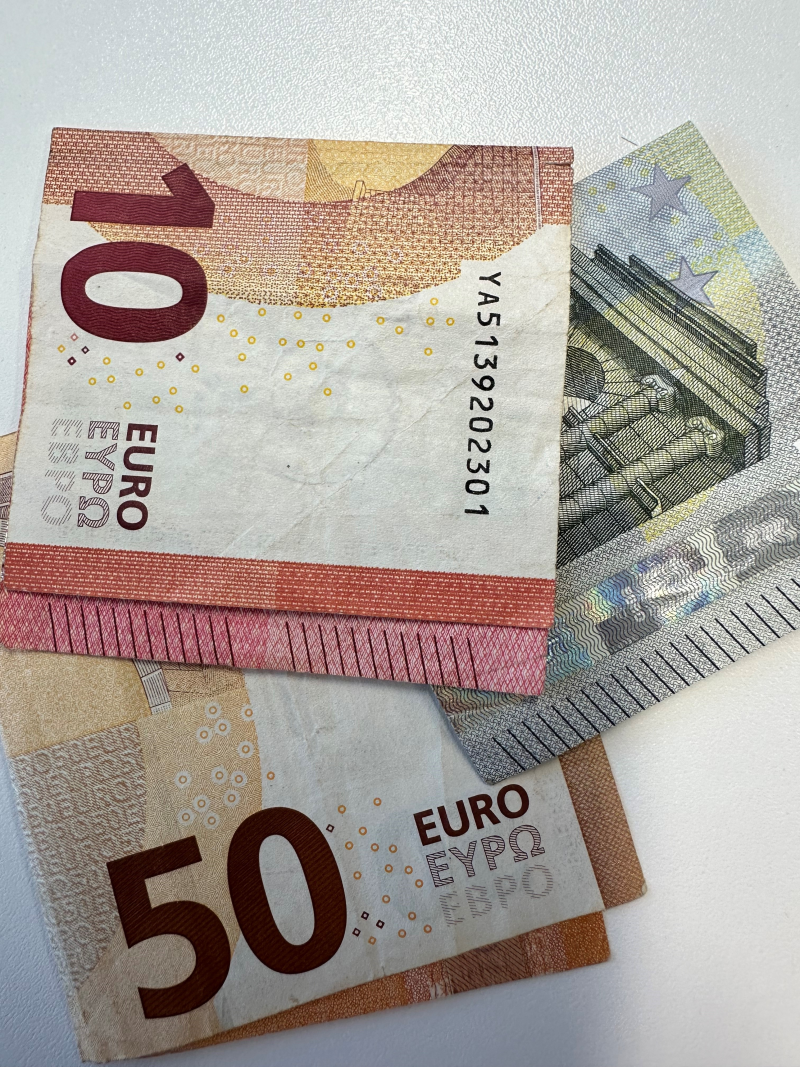 Geldscheine sichtbar 50 EUR