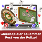 Online-Casinos & Sportwetten: Teilnahme an unerlaubtem Glücksspiel - Post von der Polizei!