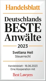 Deutschlands Beste Anwälte 2023, Svetlana Heil, Steuerrecht
