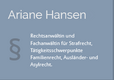 Rechtsanwältin Ariane Hansen