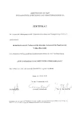 Zertifikat Zertifizierter Testamentsvollstrecker (AGT)