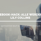Facebook-Hack: Alle werden Lily Collins
