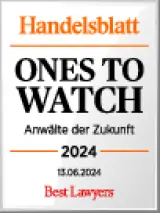 ONES TO WATCH, Anwälte der Zukunft 2024