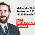 Meldet die Türkei Ende September 2021 die Daten für 2020 nach Deutschland?