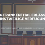 Einstweilige Verfügung vor dem Landgericht Frankenthal erstritten