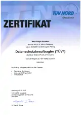 Zertifizierung als Datenschutzbeauftragter 2011