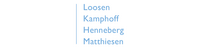 Kanzleilogo Rechtsanwälte Loosen Kamphoff Henneberg Matthiesen Partnerschaft mbB