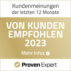 Kundenempfehlung ProvenExpert 2023