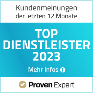 TOP Dienstleister ProvenExpert 2023